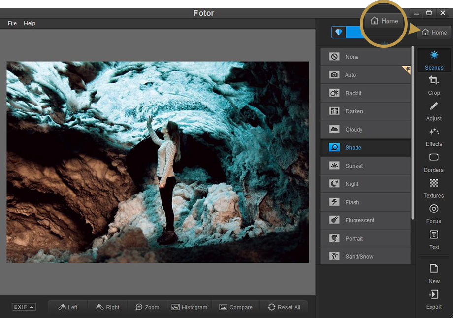 fotor - photo editing apps for Android