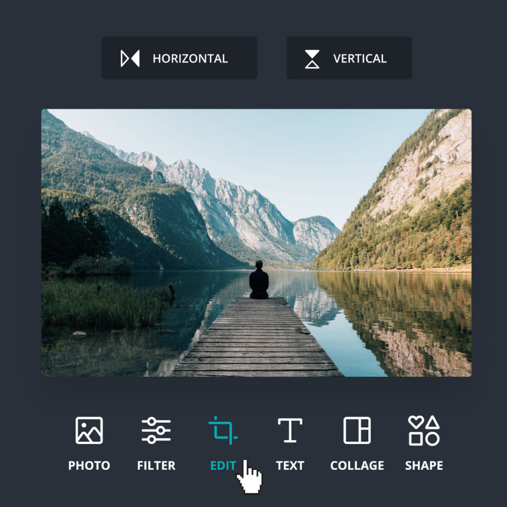 Straighten your photos with Canva