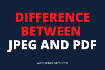 Difference Between JPEG And PDF