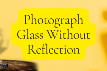Photograph Glass Without Reflection