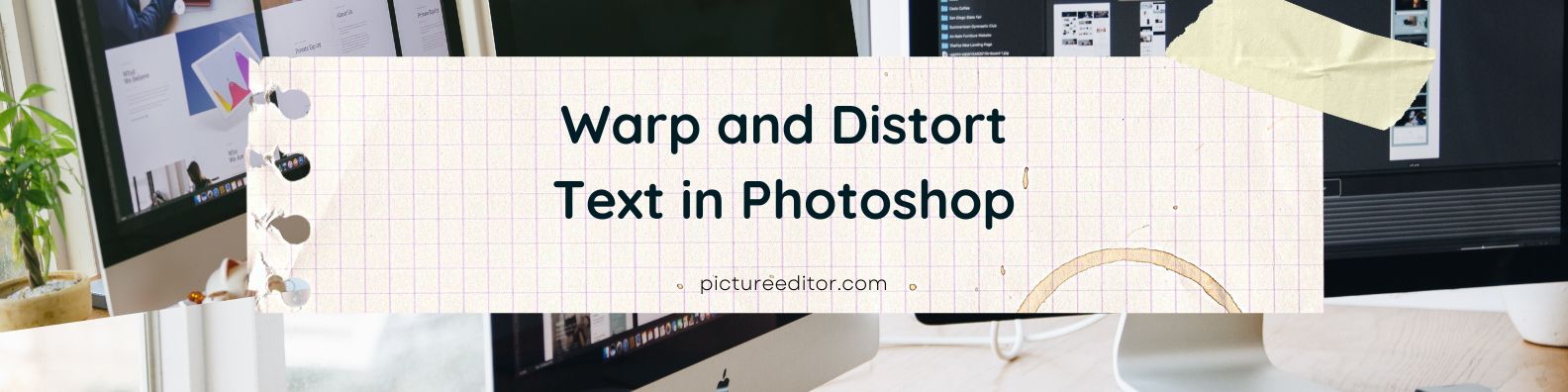 Warp and Distort Text in Photoshop