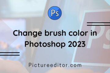 Change brush color in Photoshop 2023